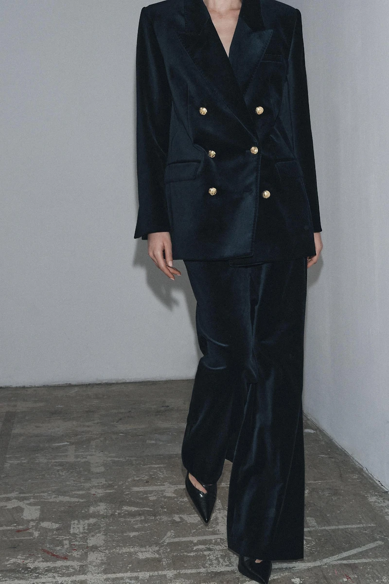 ZW COLLECTION LIMITED EDITION VELVET BLAZER