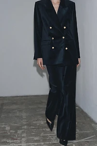 ZW COLLECTION LIMITED EDITION VELVET BLAZER