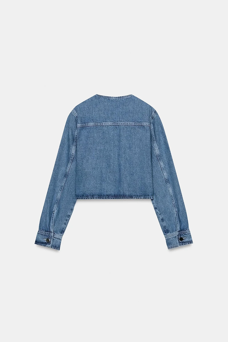 BLOUSON Z1975 COURT À COL ROND
