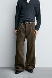 BAGGY FIT CORDUROY PANTS