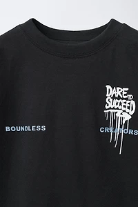 GRAFFITI PRINT T-SHIRT
