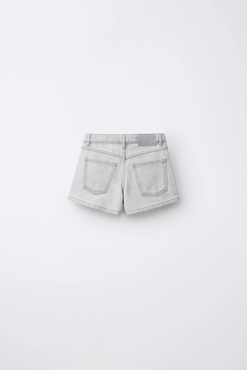 SHORT EN JEAN STRASS
