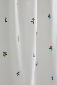 COTTON NIGHTGOWN WITH MINI FLOWERS