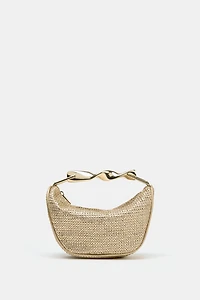 MINI BAG WITH METALLIC HANDLE