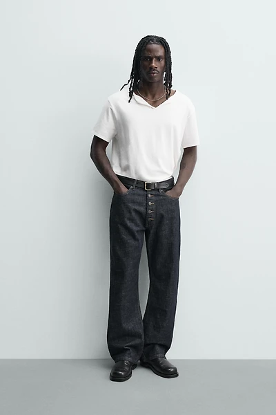 JEAN LOOSE FIT BOUTONS