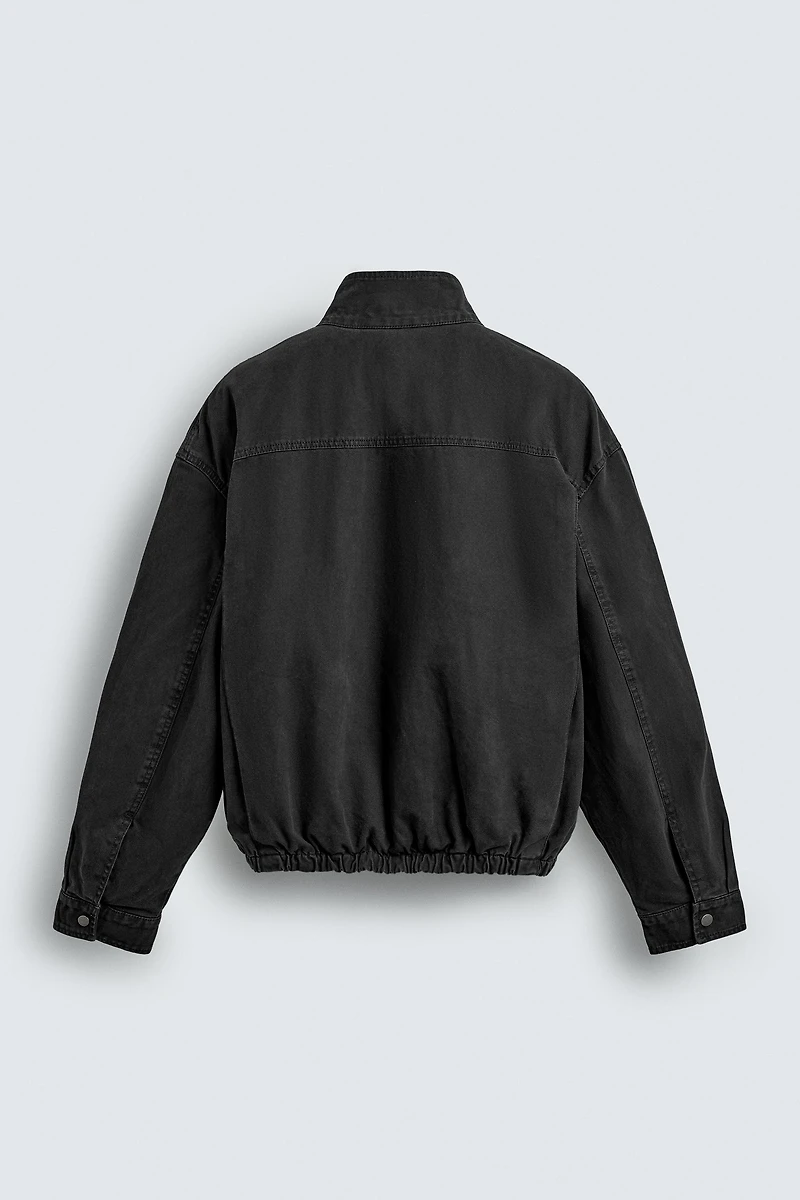 CROPPED FIT FIREMAN CLASP JACKET