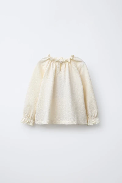 PLAIN TEXTURED T-SHIRT