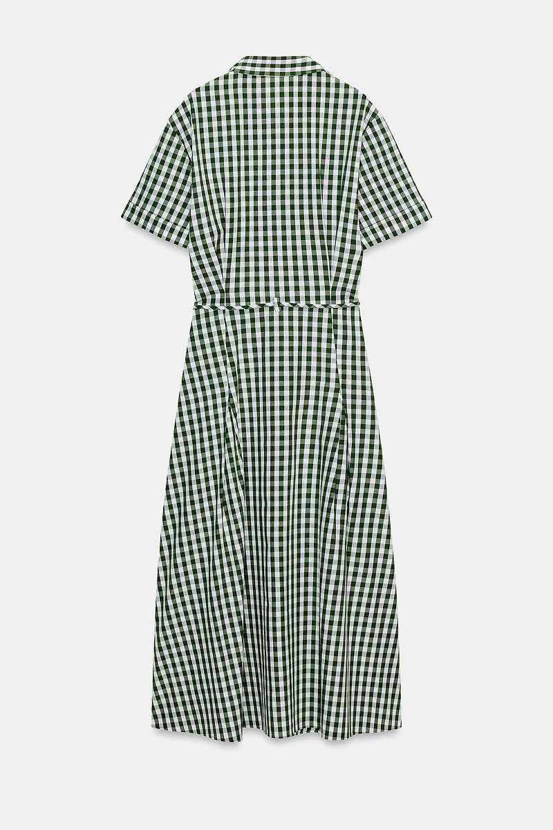 ROBE CHEMISE À CARREAUX VICHY ZW COLLECTION