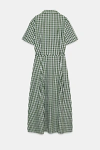 ROBE CHEMISE À CARREAUX VICHY ZW COLLECTION