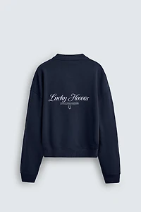 HORSE PRINT CREWNECK SWEATSHIRT