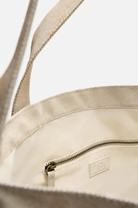 WOVEN SHOPPER BAG
