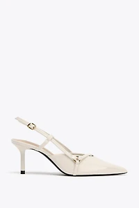 STRAPPY BUCKLE HEELS