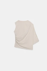 DRAPED ASYMMETRIC TOP