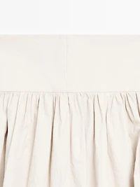 Jupe midi 100 % lin panneau - STUDIO