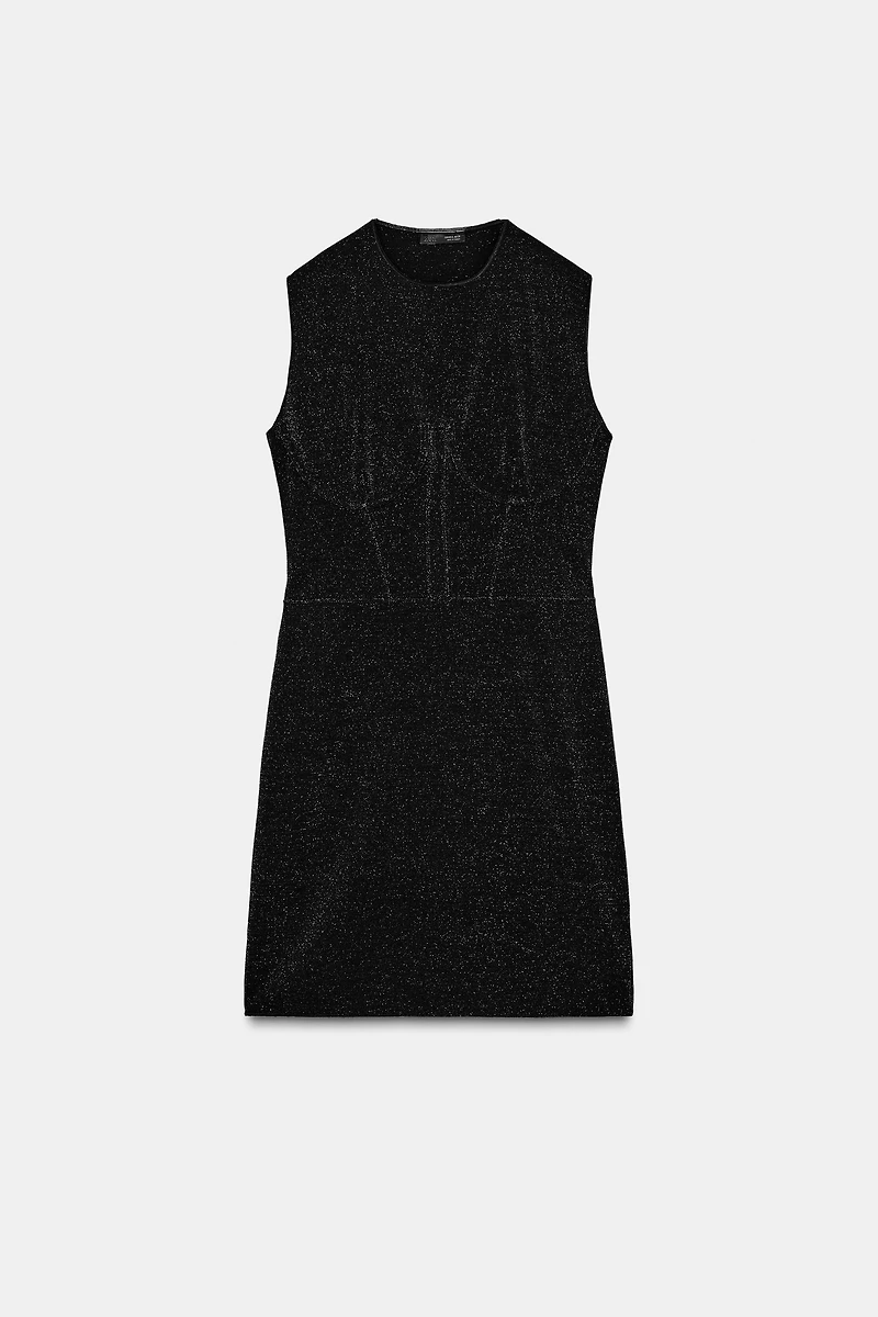 SPARKLY STRETCH SHORT DRESS
