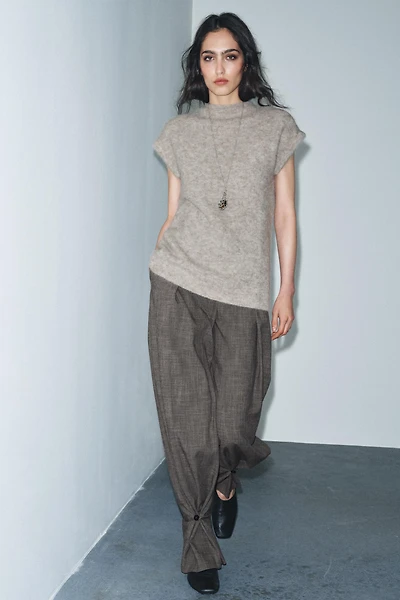 BUTTON CUFF PANTS ZW COLLECTION