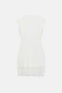 STRETCH LACE SHORT DRESS