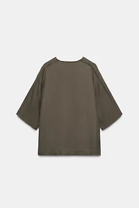ZW COLLECTION FLOWY BLOUSE WITH TIES