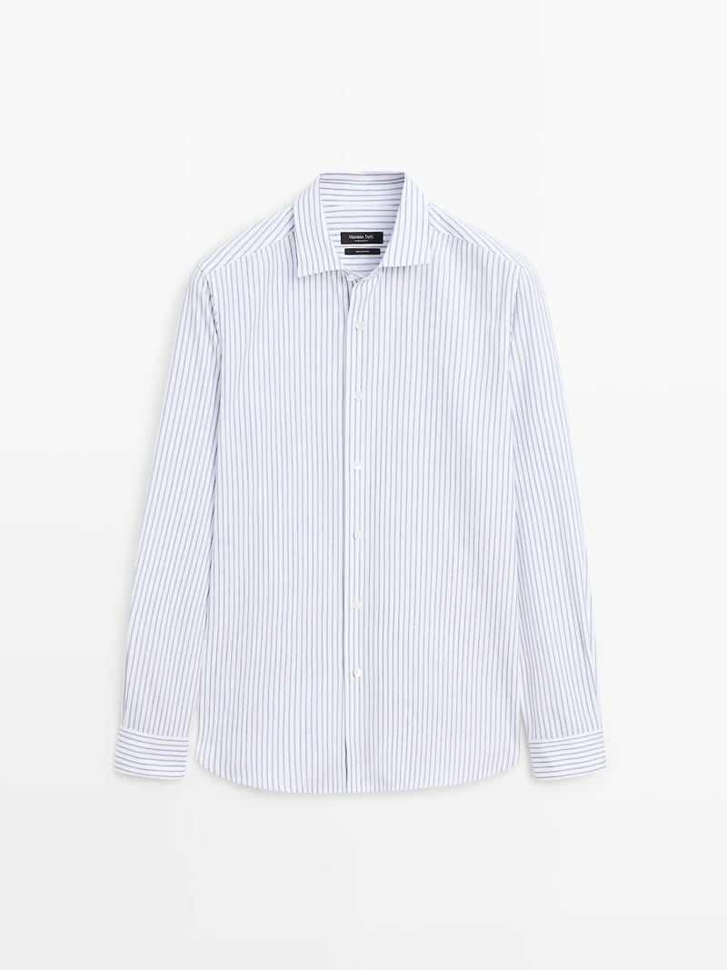 Regular fit striped shirt