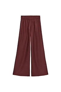 WIDE LEG LINEN PANTS