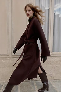 LONG BELTED COAT
