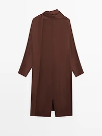 Flowing long sleeve midi dress - STUDIO