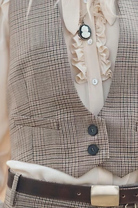 LIMITED EDITION PLAID WOOL VEST