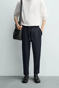 PANTALON STYLE JOGGING CONFORT SANS REPASSAGE