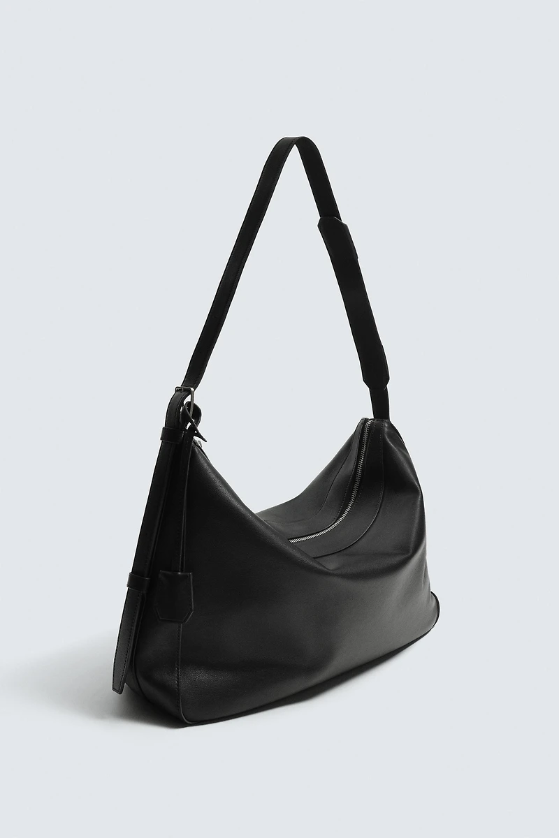 LEATHER SHOULDER BAG