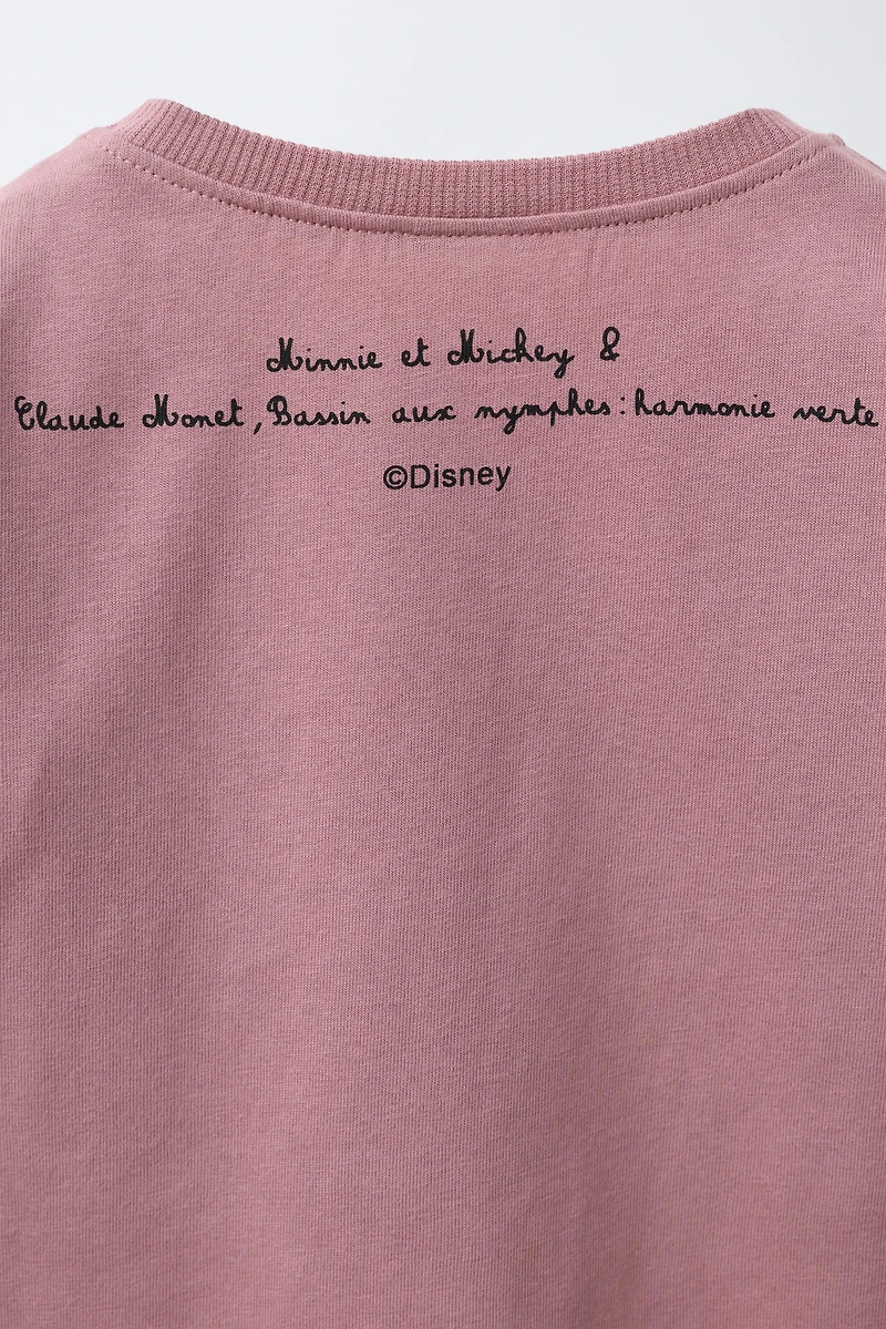 MONET PAINTING MICKEY AND MINNIE MOUSE © DISNEY T-SHIRT