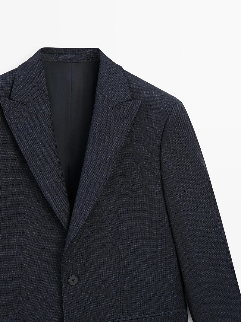 Veste de costume 100 % laine froide
