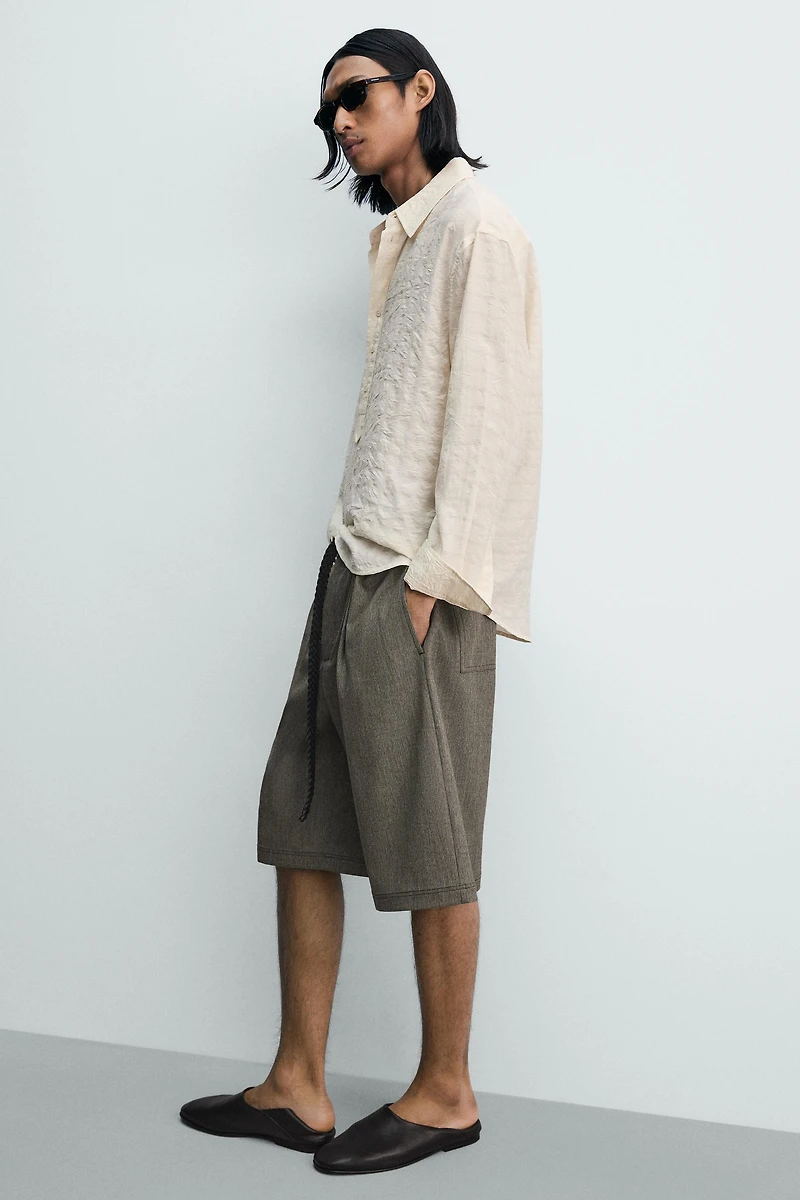 RELAXED WIDE FIT CARGO SHORTS