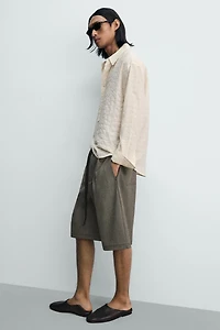 RELAXED WIDE FIT CARGO SHORTS