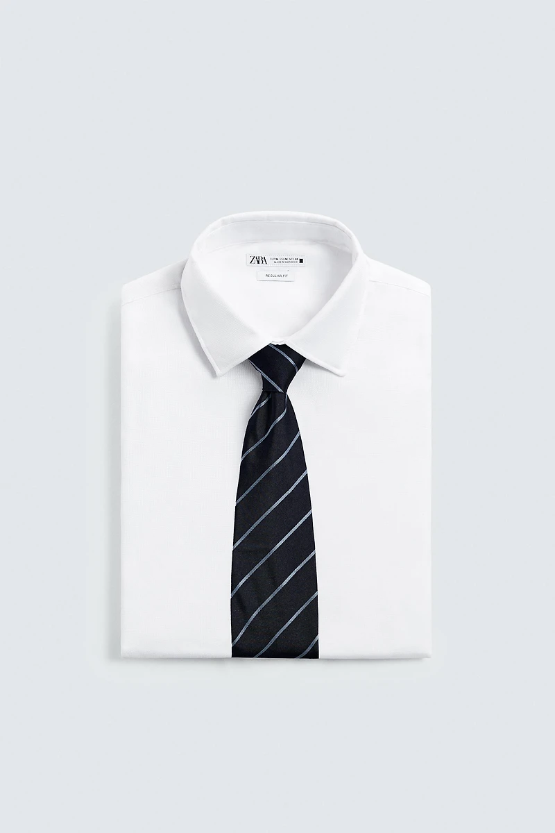 100% SILK STRIPED TIE