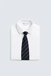 100% SILK STRIPED TIE