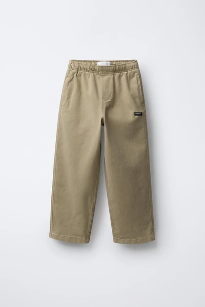 PANTALON DROIT ÉTIQUETTE