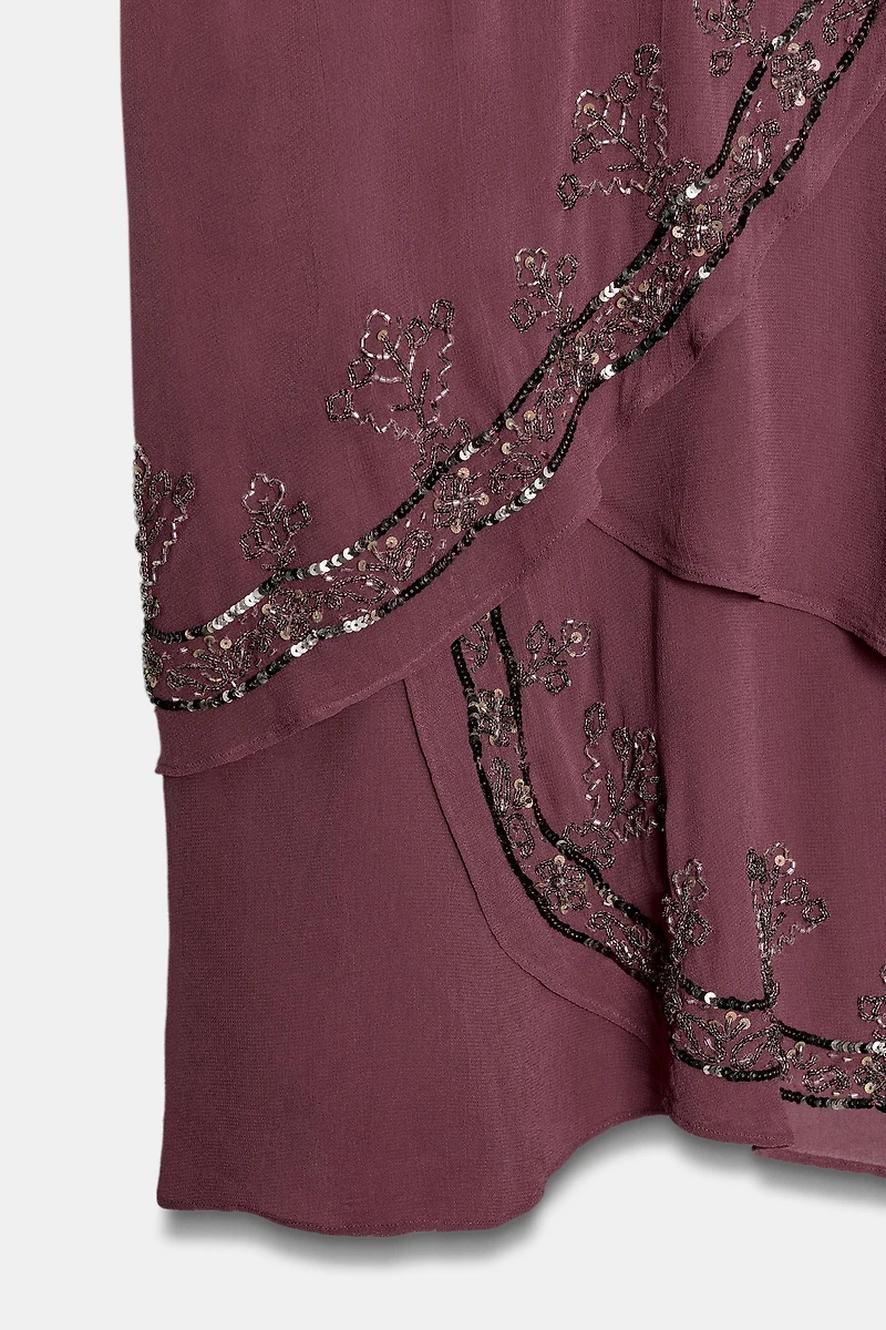 SHORT SEQUIN DRESS