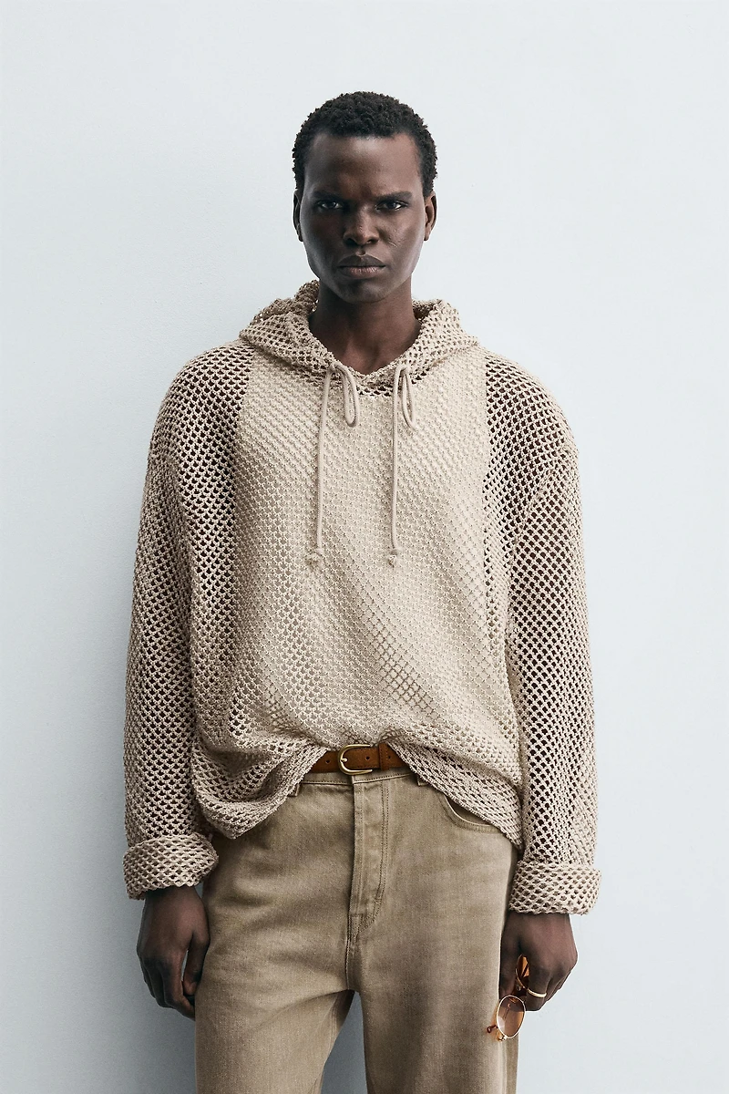 SWEAT STRUCTURÉ CROCHET
