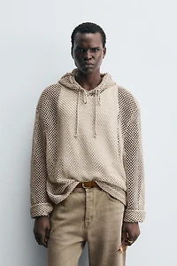 SWEAT STRUCTURÉ CROCHET