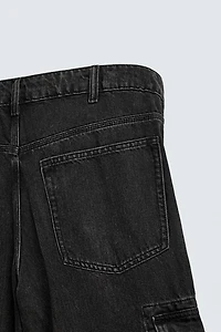 STRAIGHT FIT CARGO JEANS