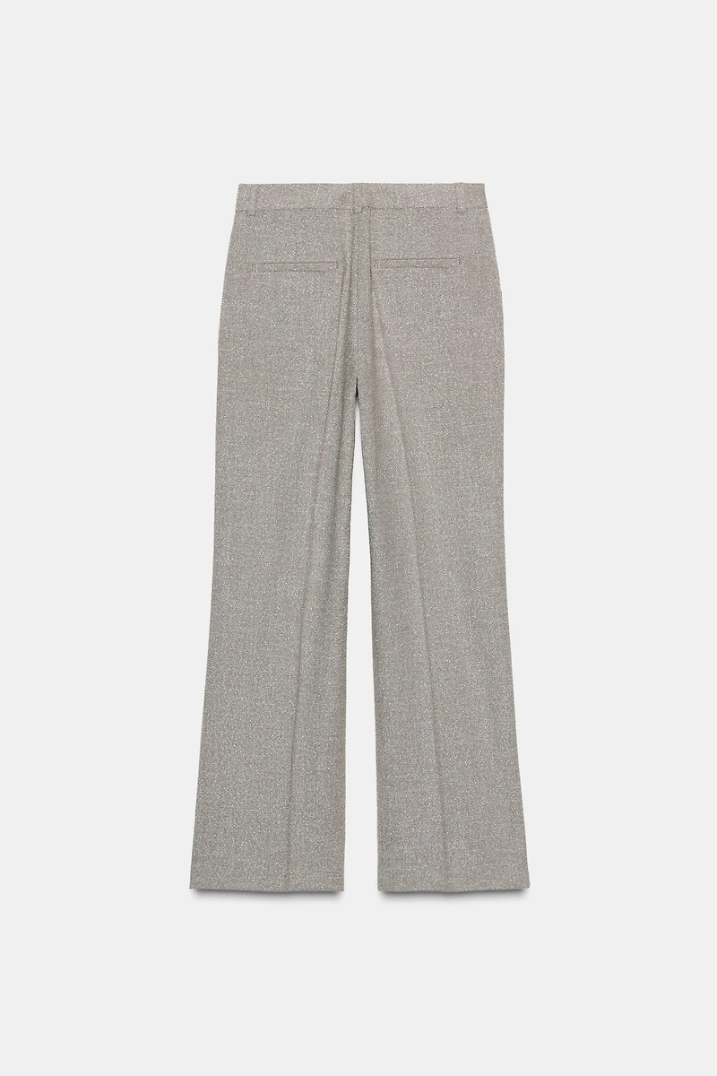 RUSTIC TEXTURED STRAIGHT LEG PANTS