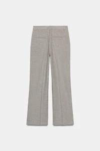 RUSTIC TEXTURED STRAIGHT LEG PANTS