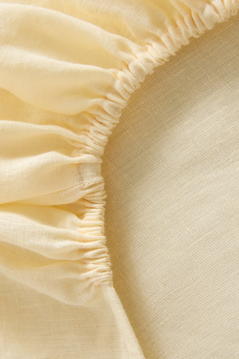 DRAP-HOUSSE LIN DÉLAVÉ (140 G/M²)