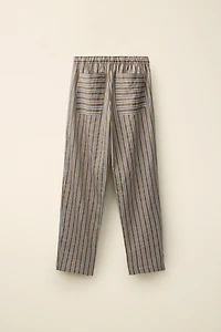 STRIPED LINEN PANTS CREATED BY CARAMEL LONDON X ZARA