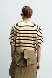 T-SHIRT JACQUARD RAYURES AARON LEVINE X ZARA