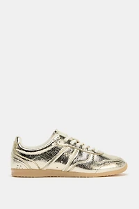 METALLIC EFFECT SNEAKERS