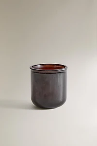 DARK GLASS TOOTHBRUSH HOLDER