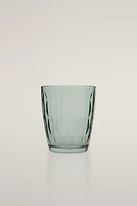 TUMBLER WITH RAISED DIAMOND DESIGN