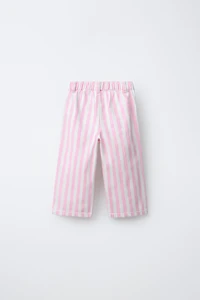 STRIPED TWILL CULOTTES
