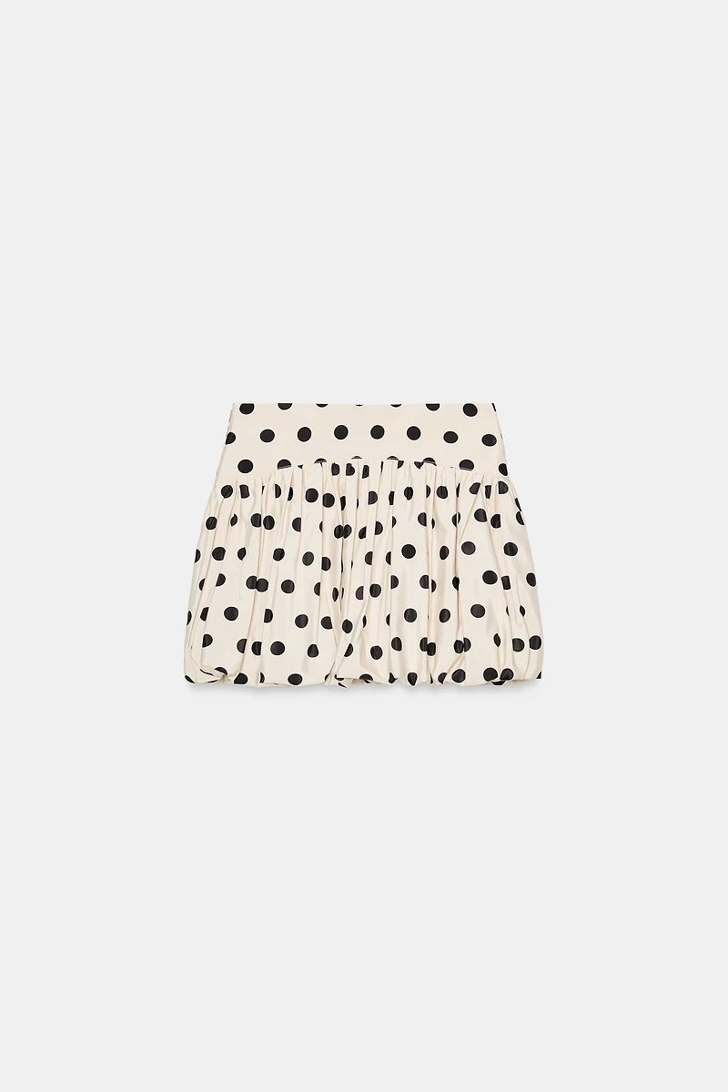 JUPE-PANTALON BALLON À POIS